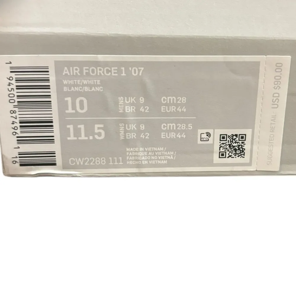 Nike Air Force 1 ‘07 07 size 10